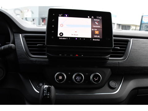 Renault Trafic 2.0 170 L2H1 DC Black Edition Extra Cruise, Camera, Carplay, LED, 170pk, Stoelverwarming, 2 x Schuifdeur, NAVI, Automaat, Clima, Uniek!