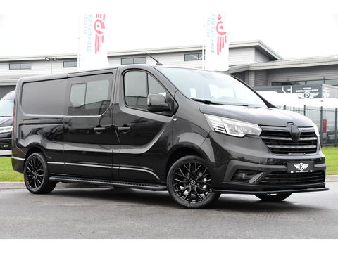 Renault Trafic 2.0 170 L2H1 DC Black Edition Extra Cruise, Camera, Carplay, LED, 170pk, Stoelverwarming, 2 x Schuifdeur, NAVI, Automaat, Clima, Uniek!