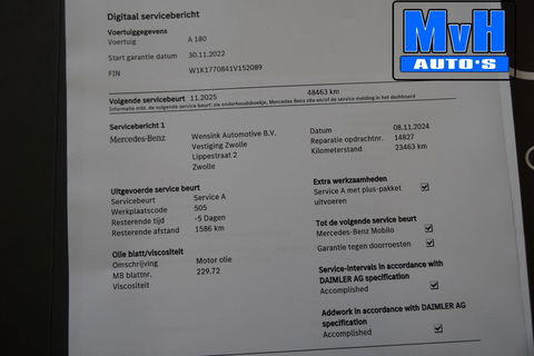 Mercedes-Benz A-Klasse 180 Premium Plus|PARELMOER|SFEERVERL|CAMERA