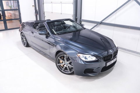 BMW 6 Serie Cabrio M6 Competition Package 575 pk | Keramisch | B&O | M Drivers Pack | NL auto NAP | Singapur Grau | Softclose | HUD | 360 ca