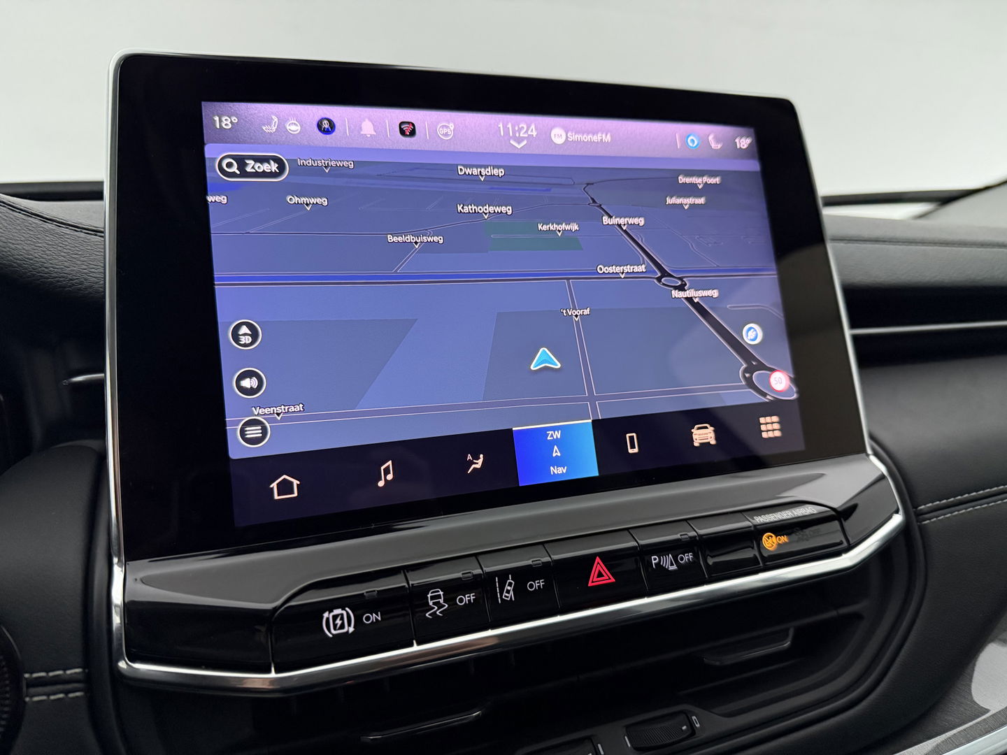 Jeep Compass 4xe 240PK Plug-in Hybrid Electric S | SOH 95% | Virtual | Camera | Verwarmd stuur/stoel | Carplay | Leder | Keyless