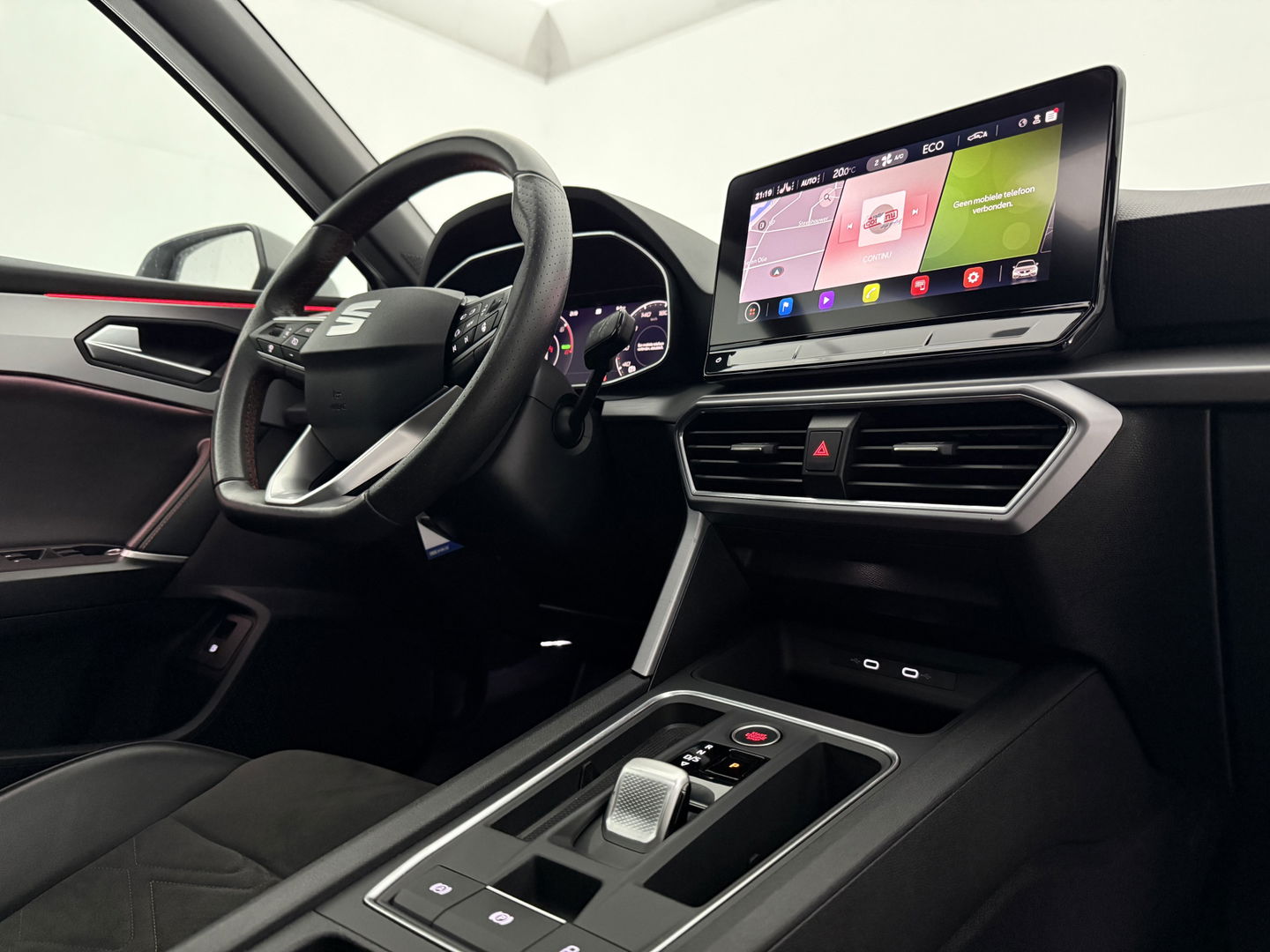 SEAT Leon 1.4 TSI eHybrid PHEV FR | SOH 93% | Pano | Sfeerverl. | Memory | Virtual | Camera | Carplay | Stoel/Stuurverw. | Keyless