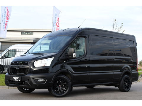 Ford Transit 350 2.0 TDCI L3H2 Black Edition Cruise, Camera, Carplay, 130pk, Trekhaak, Multimedia, NAVI Uniek!