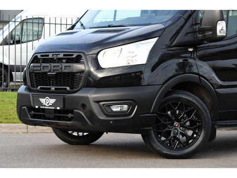 Ford Transit 350 2.0 TDCI L3H2 Black Edition Cruise, Camera, Carplay, 130pk, Trekhaak, Multimedia, NAVI Uniek!