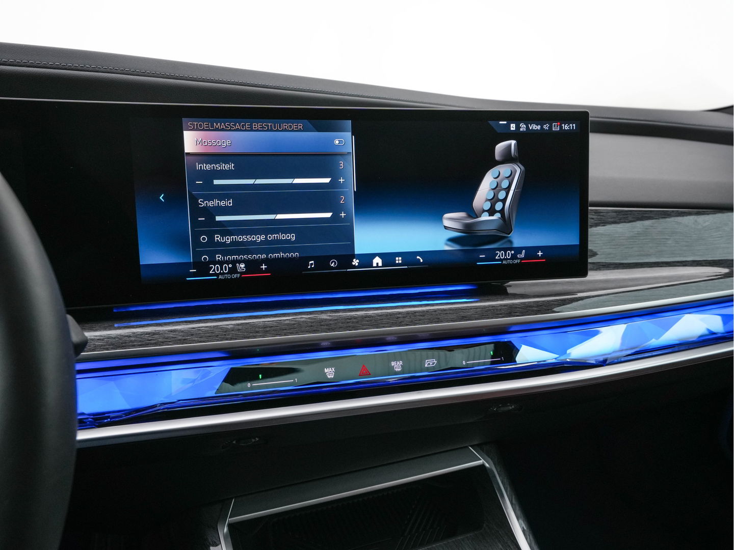 BMW i7 eDrive50 106 kWh M-Sportpack [ 3-Fase ] {SOH-97%} (INCL.BTW) *PANO | HEAD-UP | LUXURY-LEATHER | FULL-LED | BLIND-SPOT | BOWERS&WILKINS | MEMORY-PACK | TOP-VIEW | VENTILATED/HEATED-COMFORTSEATS | SOFT-CLOSE | WIDE-SREEN-DIGICOCKPIT | KEYLESS