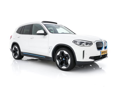 BMW iX3 High Executive 80 kWh {SOH-100%} [ 3-Fase ] (INCL.BTW) Aut. *PANO | HEAD-UP | LUXURY-LEATHER | ADAPTIVE-CRUISE | FULL-LED | BLIND-SPOT | MEMORY-PACK | DIGI-COCKPIT | HEATED-COMFORTSEATS | KEYLESS | TOP-VIEW | DAB+ | NAVI | TOWBAR | 20'
