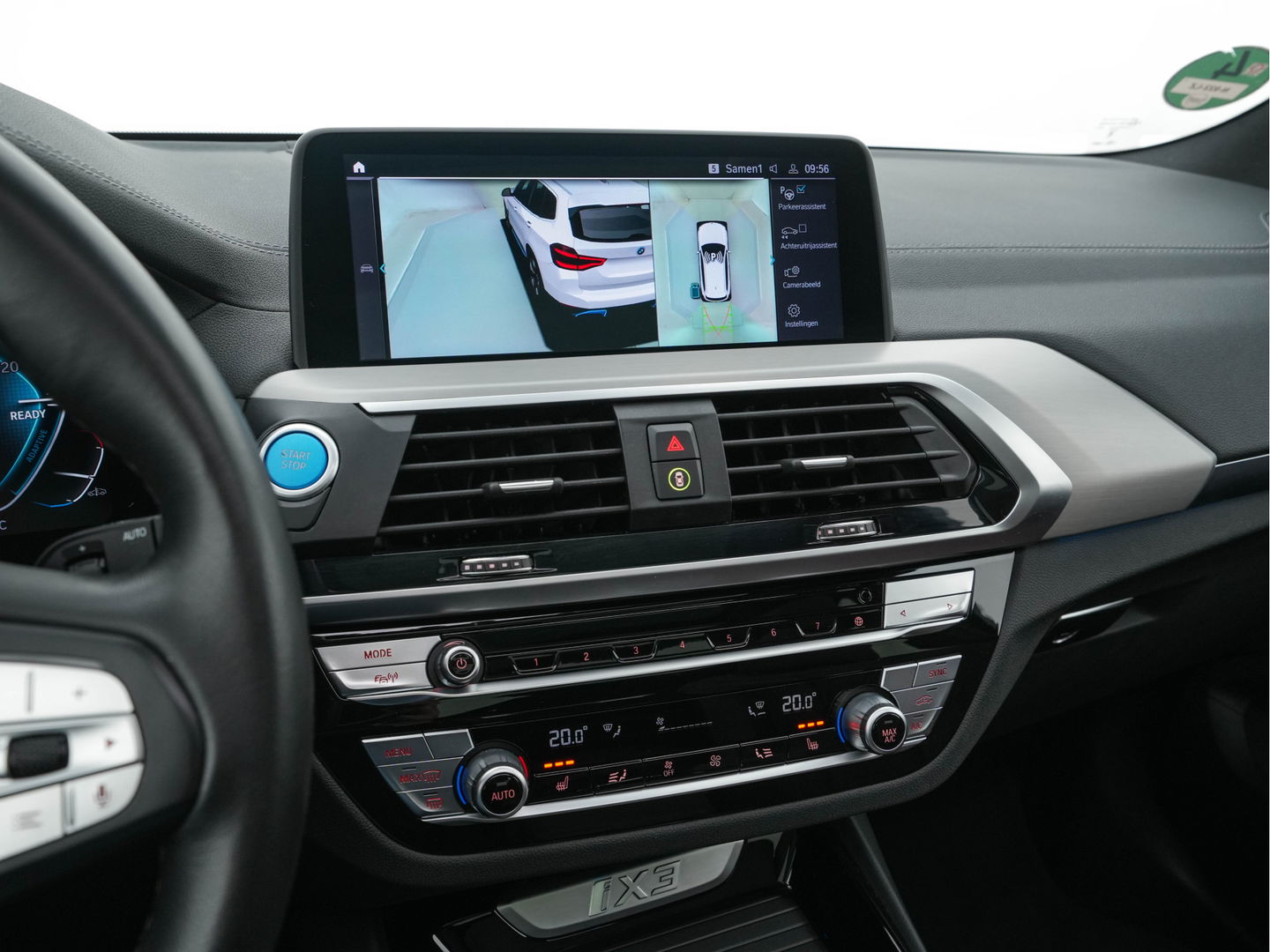 BMW iX3 High Executive 80 kWh {SOH-100%} [ 3-Fase ] (INCL.BTW) Aut. *PANO | HEAD-UP | LUXURY-LEATHER | ADAPTIVE-CRUISE | FULL-LED | BLIND-SPOT | MEMORY-PACK | DIGI-COCKPIT | HEATED-COMFORTSEATS | KEYLESS | TOP-VIEW | DAB+ | NAVI | TOWBAR | 20'