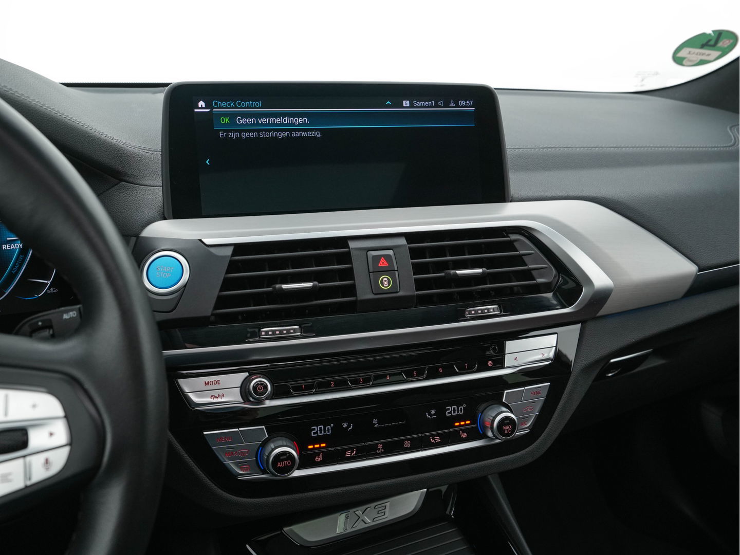 BMW iX3 High Executive 80 kWh {SOH-100%} [ 3-Fase ] (INCL.BTW) Aut. *PANO | HEAD-UP | LUXURY-LEATHER | ADAPTIVE-CRUISE | FULL-LED | BLIND-SPOT | MEMORY-PACK | DIGI-COCKPIT | HEATED-COMFORTSEATS | KEYLESS | TOP-VIEW | DAB+ | NAVI | TOWBAR | 20'