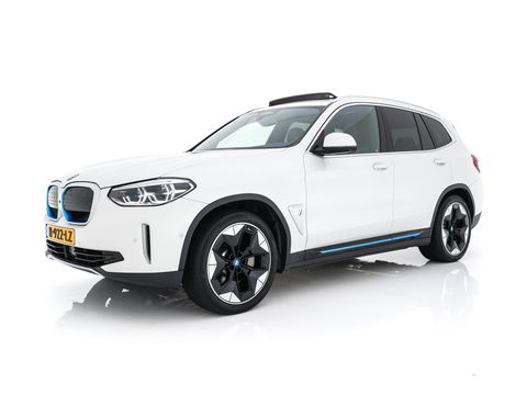 BMW iX3 High Executive 80 kWh {SOH-100%} [ 3-Fase ] (INCL.BTW) Aut. *PANO | HEAD-UP | LUXURY-LEATHER | ADAPTIVE-CRUISE | FULL-LED | BLIND-SPOT | MEMORY-PACK | DIGI-COCKPIT | HEATED-COMFORTSEATS | KEYLESS | TOP-VIEW | DAB+ | NAVI | TOWBAR | 20'