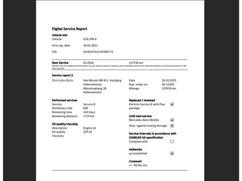 Mercedes-Benz GLB 200 d Premium AMG-Sport-Pack [ VAN ] Aut. *LEATHER-MICROFIBRE | FULL-LED | AMBIENT-LIGHT | WIDE-SCREEN-DIGICOCKPIT | HEATED-SPORTSEATS | KEYLESS | NAVI-FULLMAP | DAB+ | ECC | PDC | CRUISE | 19''ALU*