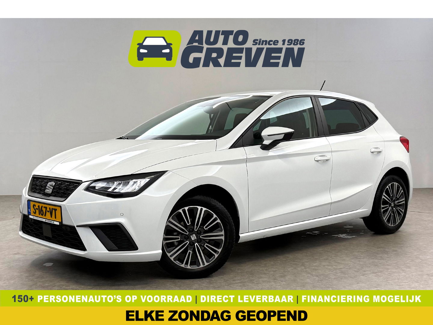 SEAT Ibiza EcoTSI Style Business Intense | Virtual | Carplay | Cruise | Stoelverw. | Navi | Parkeersens. | NAP