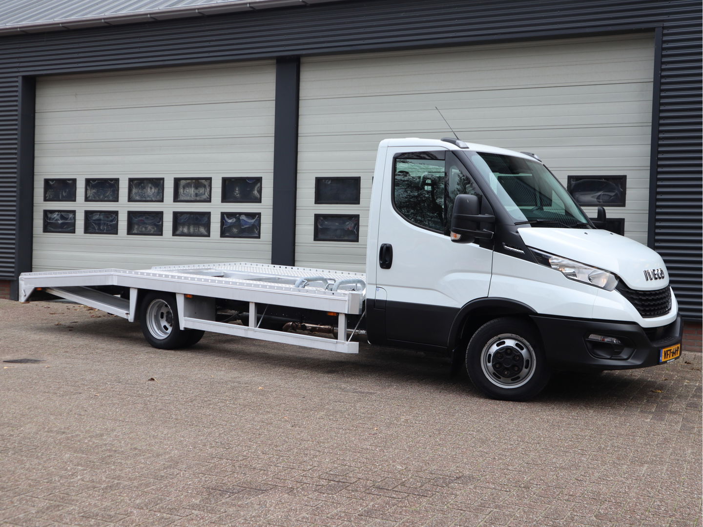 Iveco 40C16 Hi-Matic Euro 6 Automaat Tijhof Oprijwagen - 