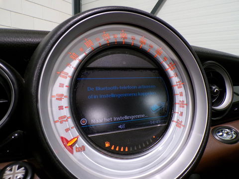 MINI Cabrio 1.6 Cooper S 174PK "Origineel NL!" Cognac-Leer Stoelverwarming Bluetooth Navigatie Cruise 17"Velgen Parkeersensor