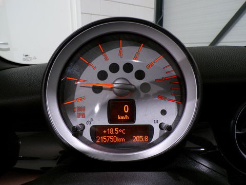 MINI Cabrio 1.6 Cooper S 174PK "Origineel NL!" Cognac-Leer Stoelverwarming Bluetooth Navigatie Cruise 17"Velgen Parkeersensor