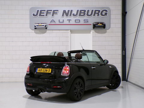 MINI Cabrio 1.6 Cooper S 174PK "Origineel NL!" Cognac-Leer Stoelverwarming Bluetooth Navigatie Cruise 17"Velgen Parkeersensor