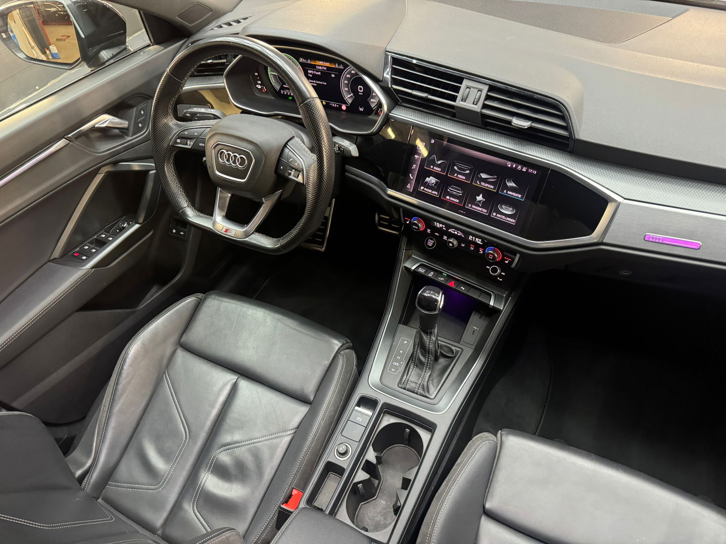 Audi Q3 Sportback 45 TFSI e |Pano|Leer|Sfeer|S-Line|Keyl|VOL