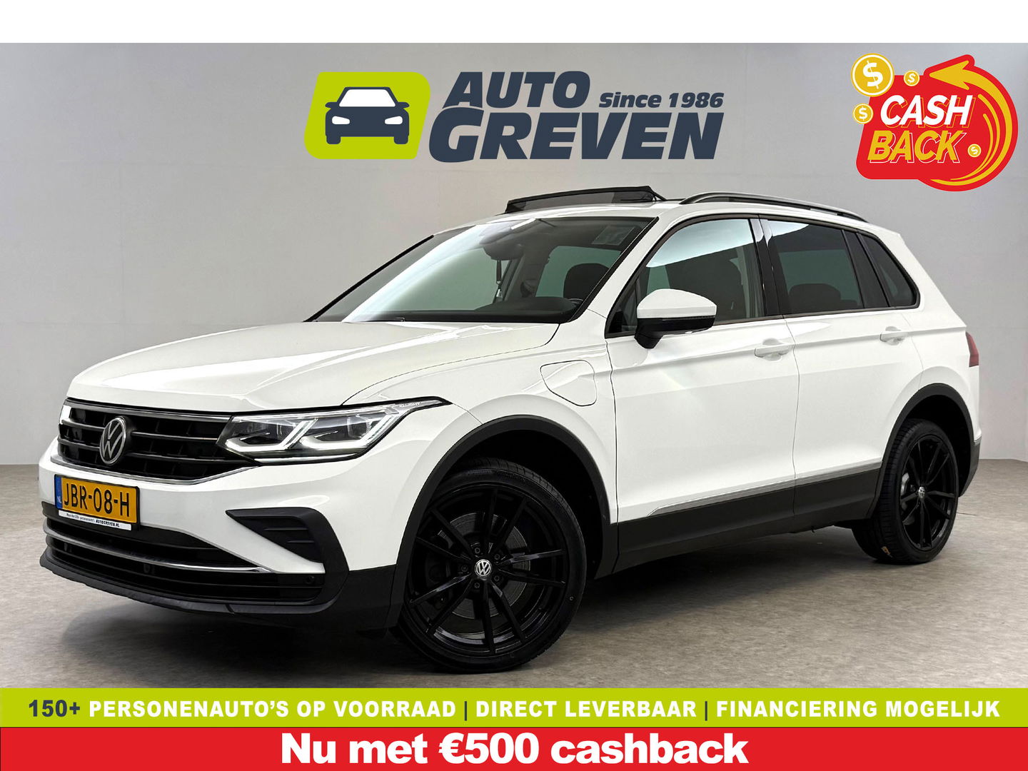 Volkswagen Tiguan 1.4 TSI eHybrid 225PK R-Line | SOH 93% | Pano | IQ Light | Virtual | Stuur/Stoelverw. | Adaptive Cruise | Carplay | Trekh.