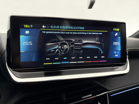 Peugeot 208 EV GT 350 | 50 kWh | Sfeerverl. | 360° | Virtual | LED | Carplay | Adap. Cruise | Keyless | NAP