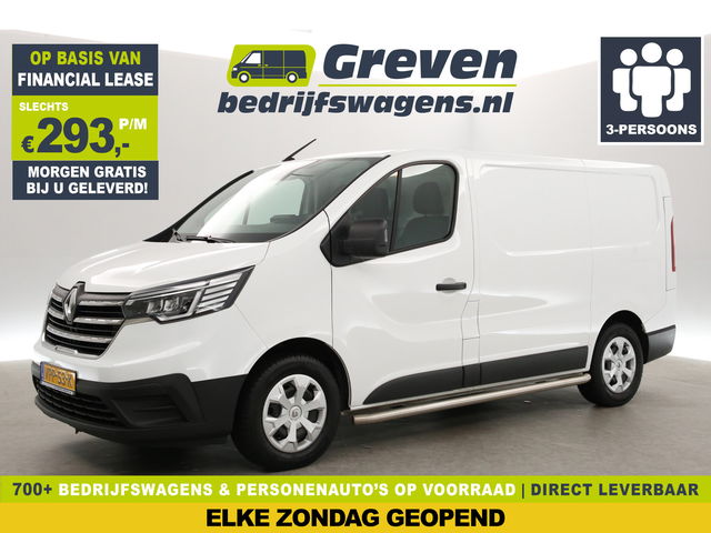 Renault Trafic - 2.0 dCi T29 L1H1 | Airco | Cruise | 3-Zits | Trekh. | Carplay | Navi | Parkeersens.
