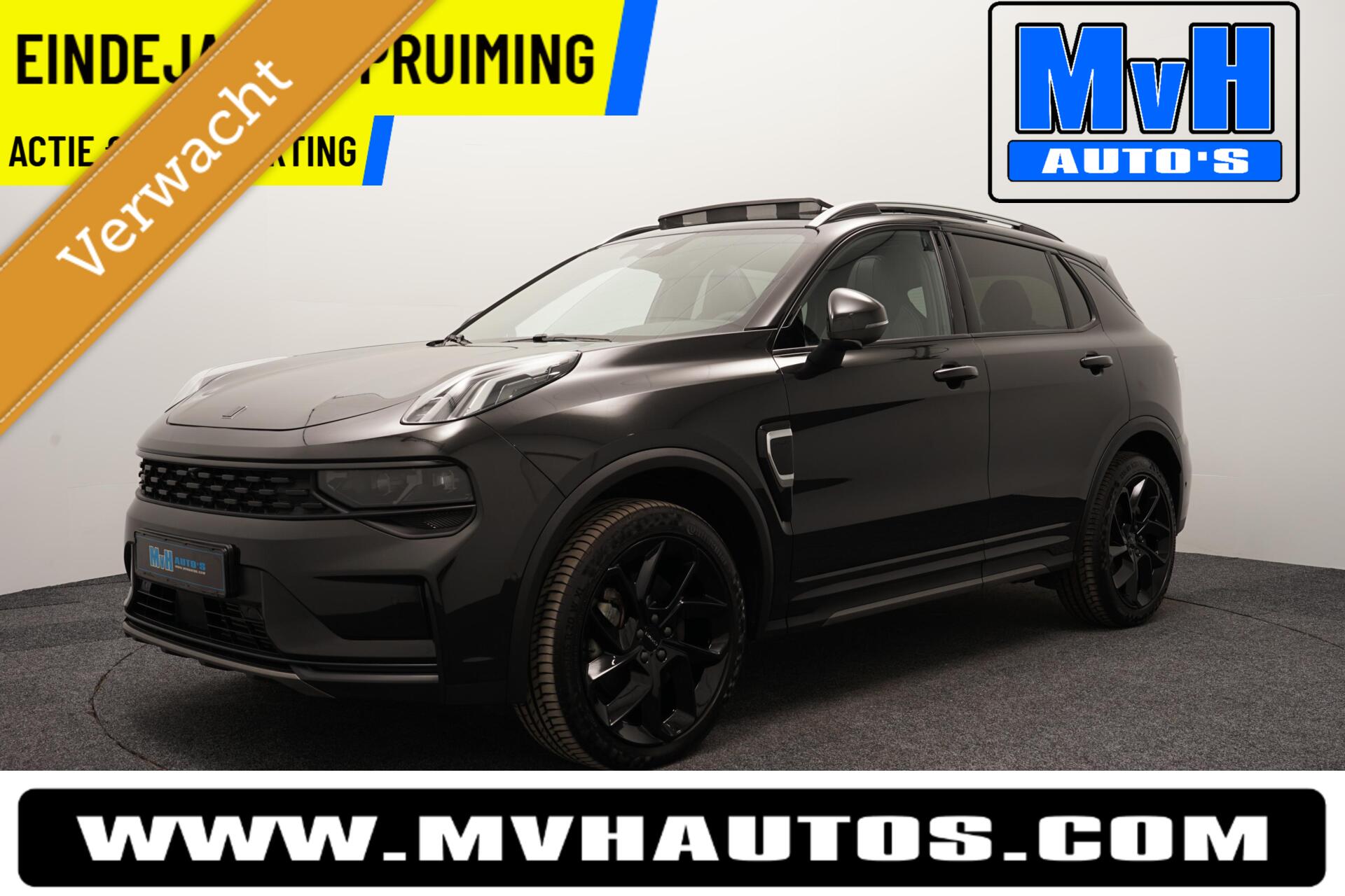 Lynk & Co 01 1.5 Hybride|LEER|FULL BLACK XXL|ZWARTE.HEMEL