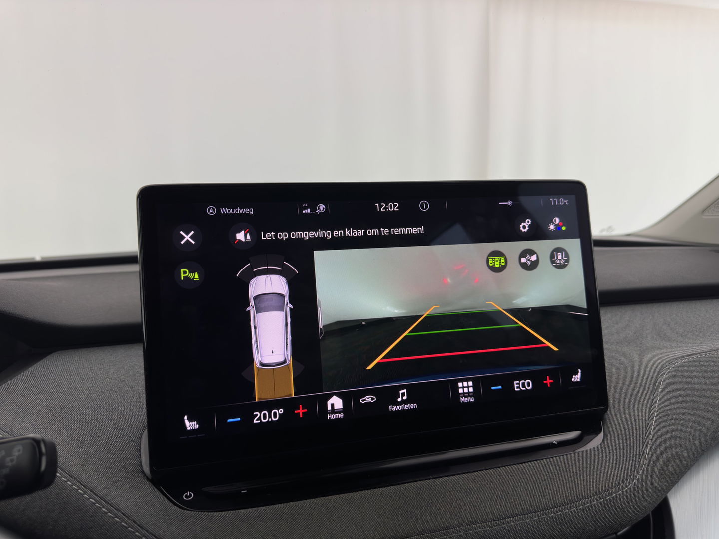 Škoda Enyaq iV 80 [ 3-Fase ] (INCL-BTW) *LEATHER-FABRIC | FULL-LED | DIGI-COCKPIT | CAMERA | KEYLESS | NAVI-FULLMAP | AMBIENT-LIGHT | ECC | HEATED-COMFORTSEATS | DAB+ | PDC | CRUISE | CARPLAY | TOWBAR | 19"ALU*