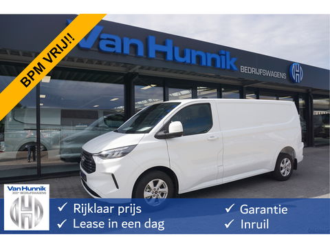 Ford Transit Custom 300L 136PK Limited BPM VRIJ!! 12" Scherm Navi, Camera, Adap Cruise, LED!! NR. GW02*