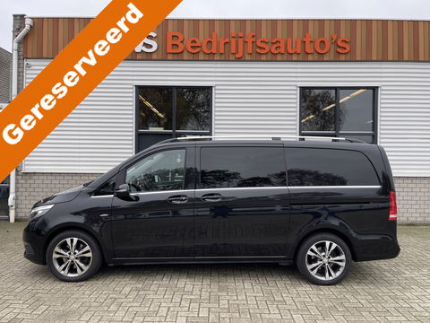 Mercedes-Benz V-Klasse 250d 190pk automaat Lang L2H1 DC 5 persoons Avantgarde / vaste prijs rijklaar € 39.950 marge / lease vanaf € 652 / zwart leer / electrische schuifdeuren / zwart metallic / burmester