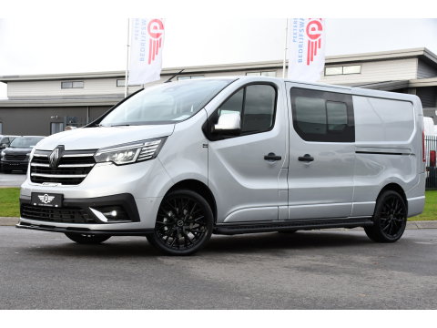 Renault Trafic 2.0 170 T29 L2H1 Extra DC Limited Edition Facelift! 3 x Leverbaar, Virtual, Cruise, Carplay, Stoelverwarming, Clima, Automaat, LED, 170PK, 2 x Schuifdeur, Uniek!