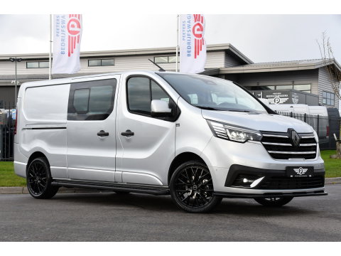 Renault Trafic 2.0 170 T29 L2H1 Extra DC Limited Edition Facelift! 3 x Leverbaar, Virtual, Cruise, Carplay, Stoelverwarming, Clima, Automaat, LED, 170PK, 2 x Schuifdeur, Uniek!