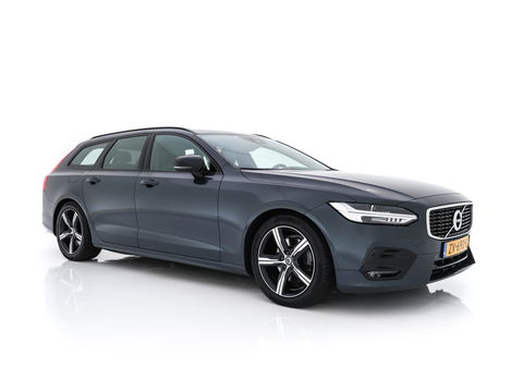 Volvo V90 2.0 D4 R-Design (INCL-BTW) *LEATHER-MICROFIBRE | DIGI-COCKPIT | FULL-LED | HARMAN/KARDON | HEATED-SPORTSEATS | LANE-ASSIST | NAVI-FULLMAP | CAMERA | DAB+ | PRIVACY-GLASS | ECC | PDC | TOWBAR | 19''ALU*