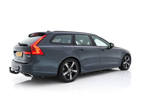 Volvo V90 2.0 D4 R-Design (INCL-BTW) *LEATHER-MICROFIBRE | DIGI-COCKPIT | FULL-LED | HARMAN/KARDON | HEATED-SPORTSEATS | LANE-ASSIST | NAVI-FULLMAP | CAMERA | DAB+ | PRIVACY-GLASS | ECC | PDC | TOWBAR | 19''ALU*