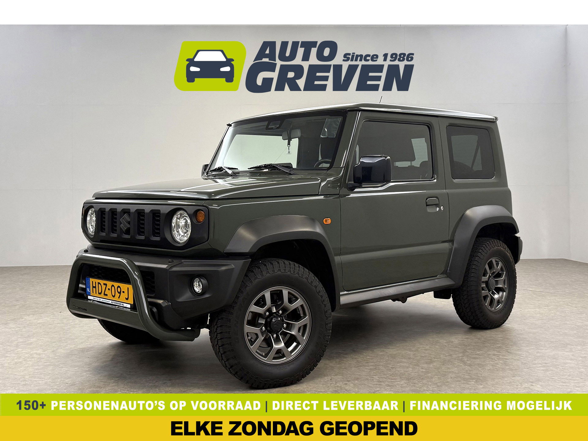 Suzuki Jimny 1.5 Style | 4x4 | AWD | 4 Persoons | Bullbar | Cruise | Navigatie | Stoelverw. | 15"LMV