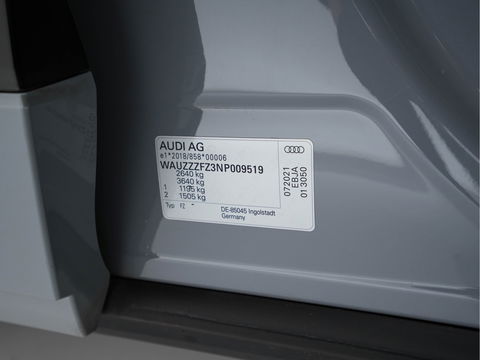 Audi Q4 e-tron 40 Launch edition S Competition 77 kWh [ 3-Fase ] {SOH-90%} (INCL.BTW) *HEAT-PUMP | PANO | HEAD-UP | LEATHER-FABRIC | MATRIX-LED | SONOS-SOUND | ADAPTIVE-CRUISE | HEATED-SPORTSEATS | AMBIENT-LIGHT | DIGI-COCKPIT | CAMERA | KEYLESS | DAB+ | NAVI-FULLMA