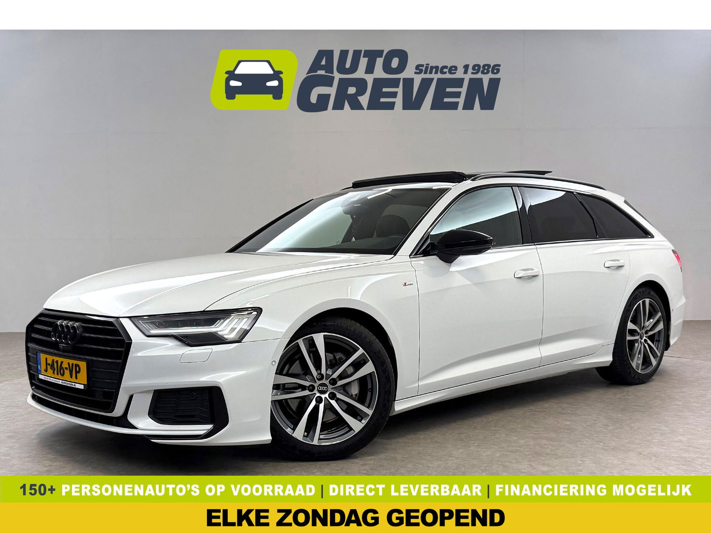 Audi A6 45 TFSI S-Line | Pano | LED-Matrix | Sfeer | 360° | Memory | Carplay | Virtual | Stoelverw. | NAP