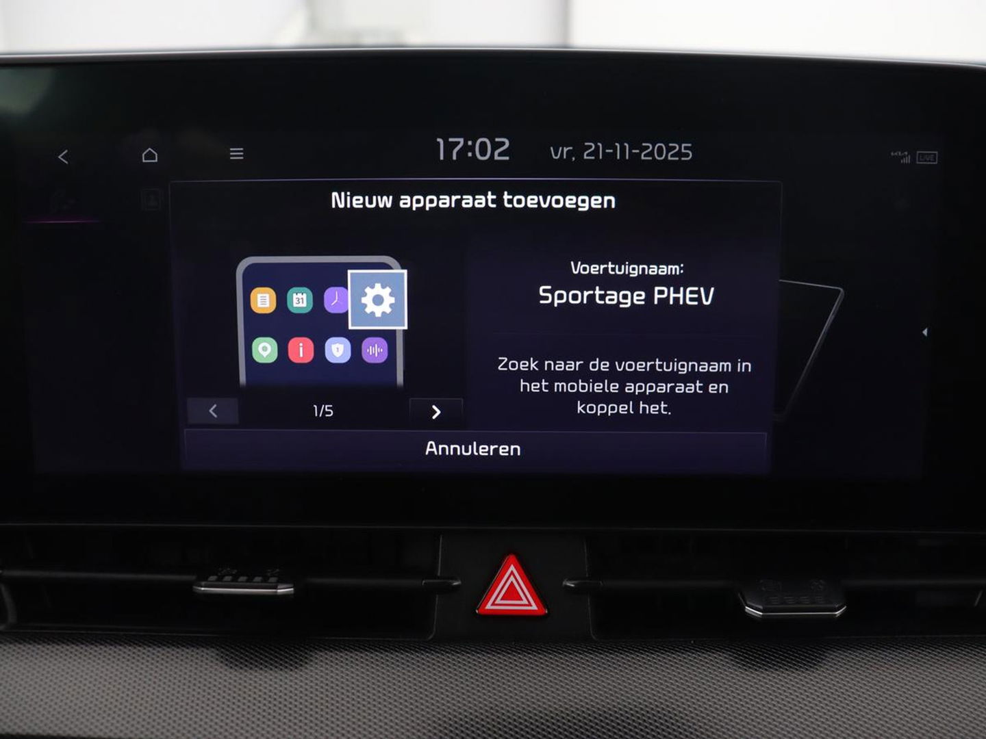 Kia Sportage 1.6 T-GDI Plug-in Hybrid AWD DynamicPlusLine | Stoel & stuurverwarming | Half leder | Camera | Carplay | Adaptive cruise | 19'' | Navigatie | Achterbankverwarming | PHEV