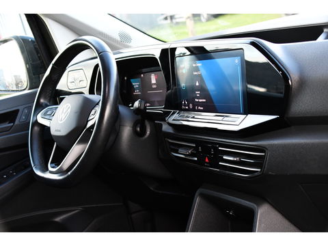 Volkswagen Caddy Cargo 2.0 TDI 1st Black Edition Virtual, Adaptieve Cruise, Camera, Leder, LED, Carplay, Trekhaak, Stoelverwarming, Uniek!