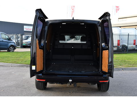 Volkswagen Caddy Cargo 2.0 TDI 1st Black Edition Virtual, Adaptieve Cruise, Camera, Leder, LED, Carplay, Trekhaak, Stoelverwarming, Uniek!