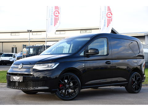 Volkswagen Caddy Cargo 2.0 TDI 1st Black Edition Virtual, Adaptieve Cruise, Camera, Leder, LED, Carplay, Trekhaak, Stoelverwarming, Uniek!