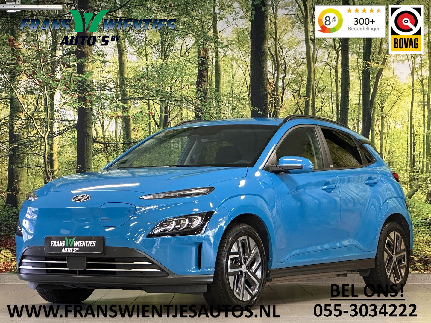 Hyundai KONA EV Comfort Smart 39 kWh | Standkachel | Krell Sound | Camera | Stuurwielverwarming | Stoelverwarming | Lane Assist | Dodehoeksensor | Adaptieve Cruise Control | DAB |