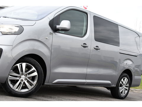 Peugeot Expert 2.0 BlueHDI 120 Long Asphalt DC 360 Camera, Cruise, Carplay, 2 x Schuifdeur, Multimedia, 122pk, Trekhaak, Sensoren, Uniek!