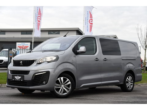 Peugeot Expert 2.0 BlueHDI 120 Long Asphalt DC 360 Camera, Cruise, Carplay, 2 x Schuifdeur, Multimedia, 122pk, Trekhaak, Sensoren, Uniek!