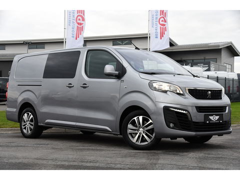 Peugeot Expert 2.0 BlueHDI 120 Long Asphalt DC 360 Camera, Cruise, Carplay, 2 x Schuifdeur, Multimedia, 122pk, Trekhaak, Sensoren, Uniek!