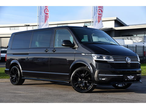 Volkswagen Transporter 2.0 TDI L2H1 30 DC Bulli Black Edition Virtual, Adaptie cruise, Camera, Carplay, 199pk, Sensoren, Automaat, Leder, Trekhaak, LED, 2 x Schuifdeur, Uniek!