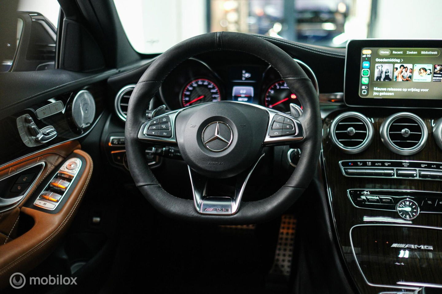 Mercedes-Benz C-Klasse Estate AMG 63 S 585 pk | Drivers Pack | Unieke samenstelling | Stoelkoeling | Dealer OH | 2e eigenaar | Camera | Burmester | Car