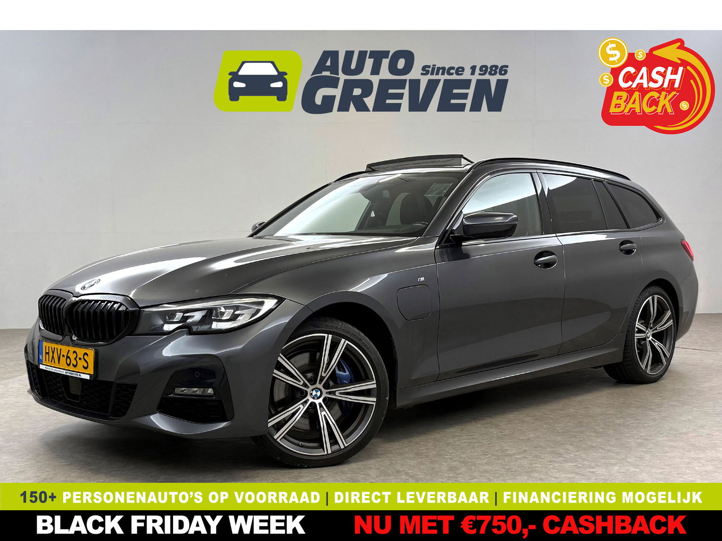BMW 3-serie 330e xDrive Touring M-Sport | SOH: 91% | Pano | H/K | Memory | Trekh. | Sfeerverl. | Virtual | Camera | Carplay | Adap. Cruise | Stoel/Stuur verw.