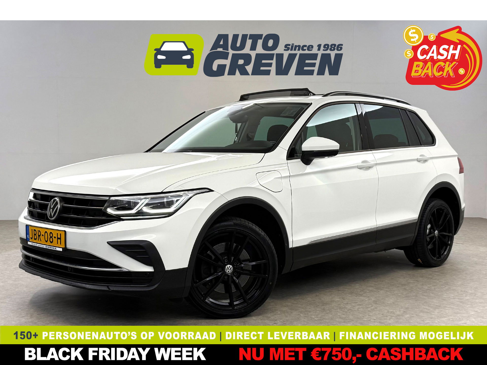 Volkswagen Tiguan 1.4 TSI eHybrid 225PK R-Line | SOH 93% | Pano | IQ Light | Virtual | Camera | Stuur/Stoelverw. | Adap. Cruise | Carplay | Trekh.
