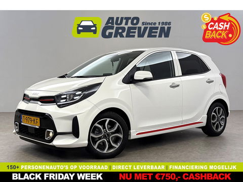 Kia Picanto 1.0 DPi GT-Line Clima l Camera l Carplay l Cruise l LED l Navi l Parkeersens. l Leder l NAP