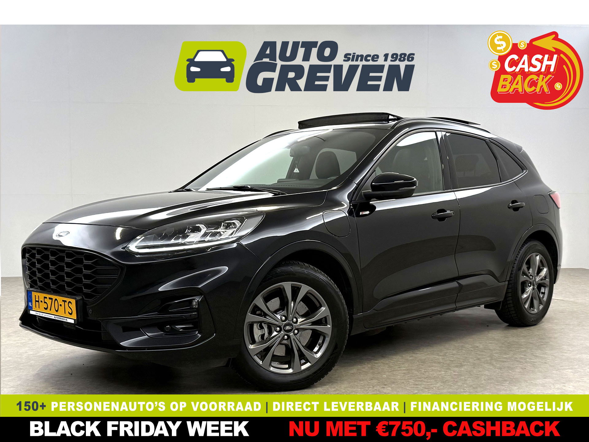 Ford Kuga 2.5 PHEV ST-Line X | Pano | B&O | Virtual | Stuur/Stoelverw. | Carplay | Trekh. | Cruise | NAP
