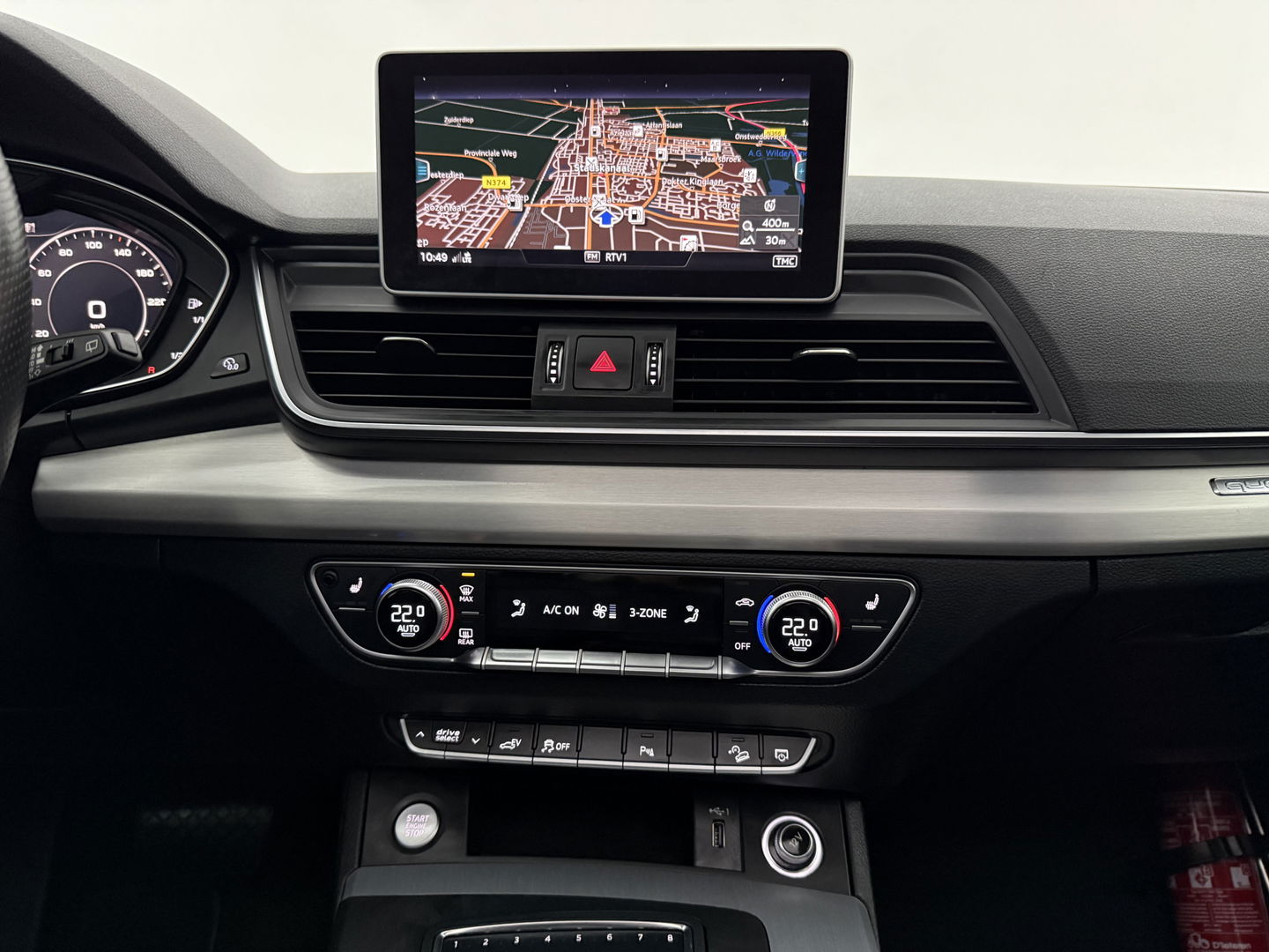 Audi Q5 55 TFSI e Quattro S-line | Pano | LED-Matrix | Virtual | Carplay | Trekh. | Luchtvering | Keyless | Stoelverw. | Schakelflippers
