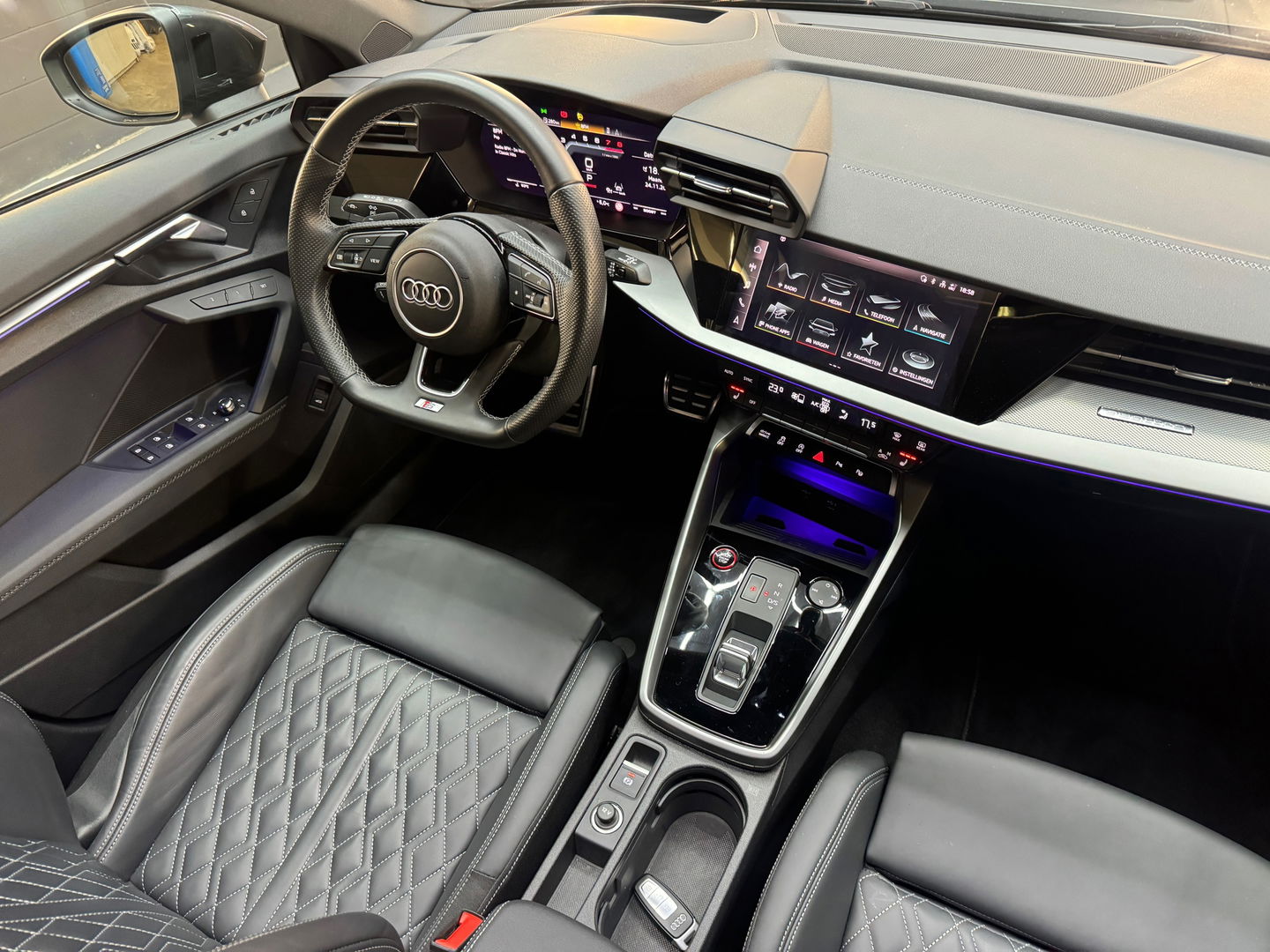 Audi S3 Sportback 2.0 TFSI Quattro Pano|RS Seat|HuD|B&O|Keyless